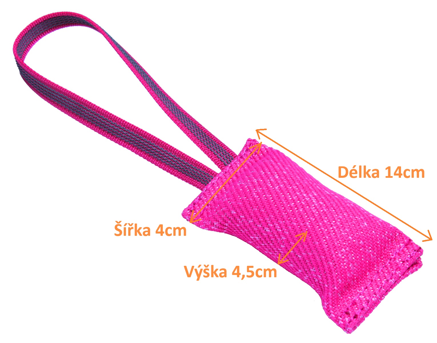 Pešek RINGO, 1x ucho 4x14cm BaF - mix barev