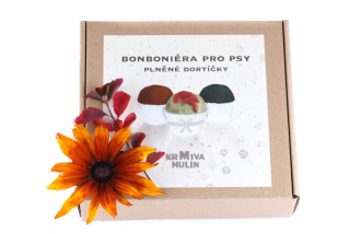 BONBONIÉRA PRO PSY - Plněné Dortíčky 16 ks - 500 g