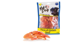KIDDOG kousky kuřecích prsou 250 g