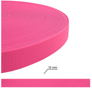Hexa voděodolný popruh - neonově růžový 16mm - 1m
