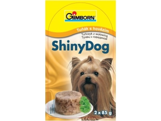 ShinyDog konzerva kuřecí + jehněčí 2x 85 g