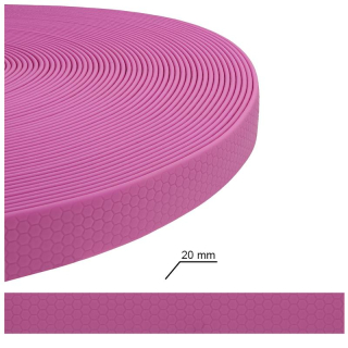 Hexa voděodolný popruh - pastelově levandulový 20mm - 1m