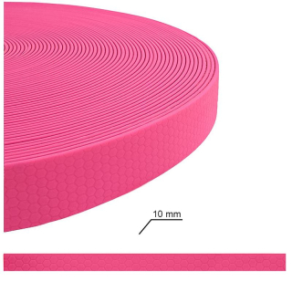 Hexa voděodolný popruh - neonově růžový 10mm - 1m
