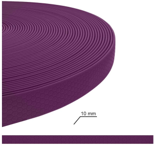 Hexa voděodolný popruh - purpurový 10mm - 1m