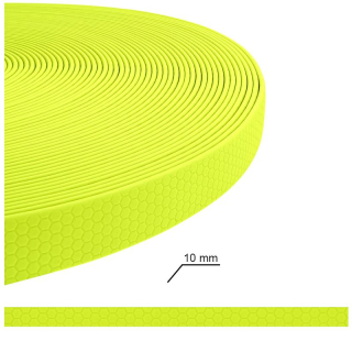 Hexa voděodolný popruh - neonově žlutý 10mm - 1m