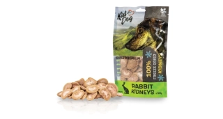 KIDDOG SP 100% králičí ledvinky sušené mrazem 50 g